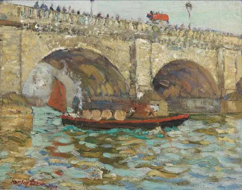 جسر فوق نهر التايمز 1910