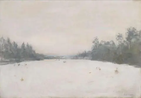 눈 덮인 초원, 1895년경