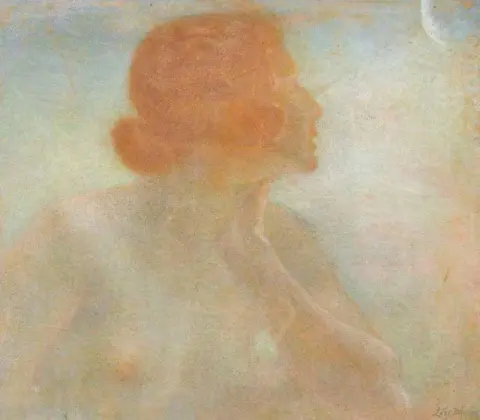 mujer y la luna