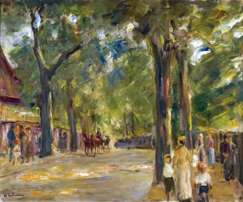 Figurer På Grosse Seestrasse I Wannsee