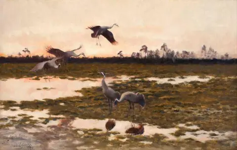 Fallande Tranor 1921