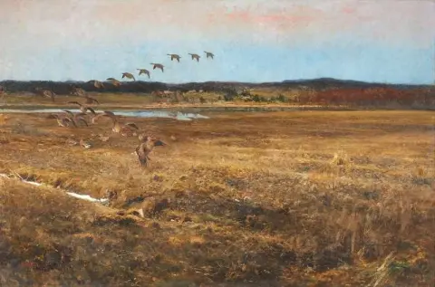Falling Wild Geese