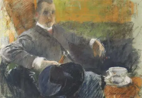 Portratt Av Konstnarens Bror - Pontus Julius Liljefors