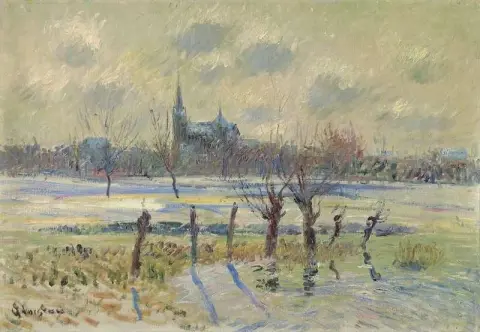 南特附近的 La Prairie Reze，1909 年