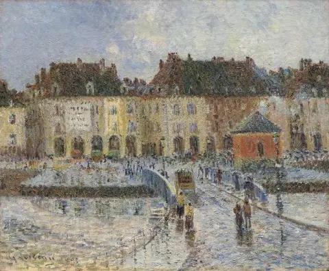 迪耶普 Poissonerie 港口 1903