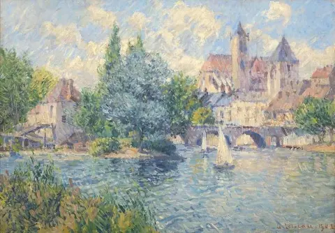 河边风景 1903