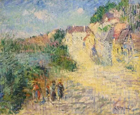 多尔多涅省风景，约 1926 年