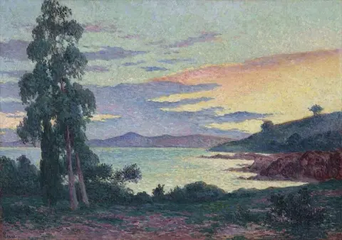 位于 Le Lavandou 附近的 La Fossette Saint-clair，加利福尼亚州，1903-05
