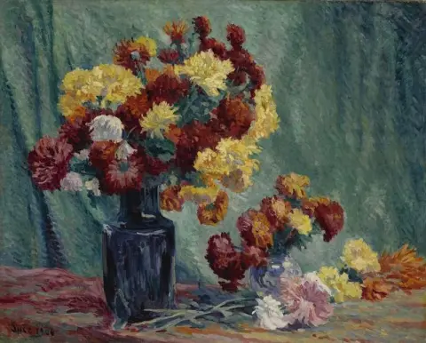 有花的静物 1906
