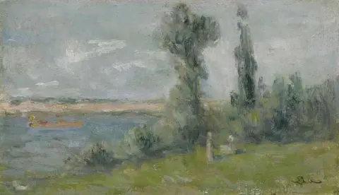 水边风景，约1940年
