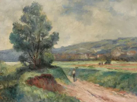 罗尔布瓦斯周围的风景，约 1925 年