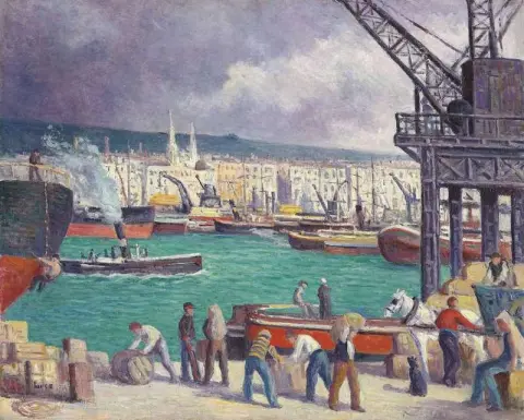 鲁昂港口 1913