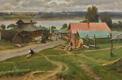 伏尔加河上 1917