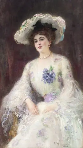 一位女士的肖像 1905
