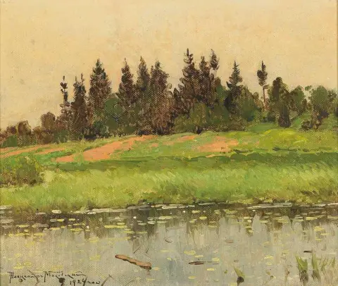 小河风景 1924