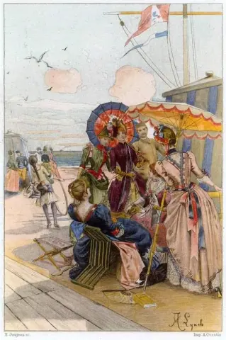 동시대 여성. 세기말 1887