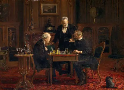 Οι παίκτες του σκακιού 1876