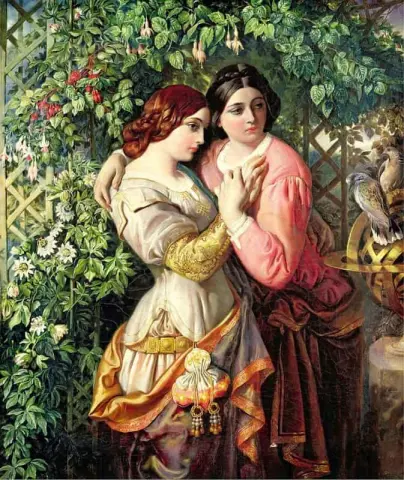 Rosalind och Celia 1845
