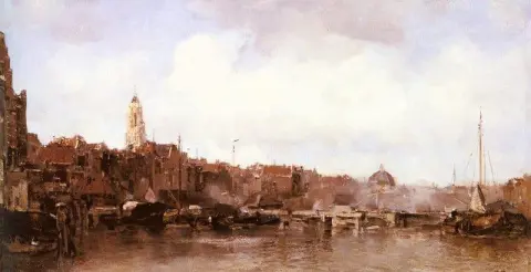Een mening van een havenstad