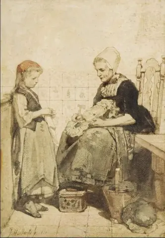 מסייעת לסבתא 1864
