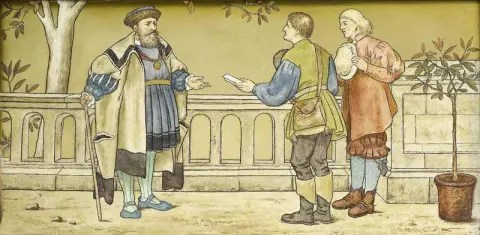 The Justice A Panel From The Seven Ages Of Man Ca. 1875