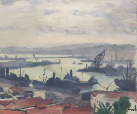 Algeri Il porto di L'Agha
