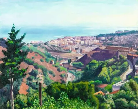 Bella vista diurna di Algeri 1945