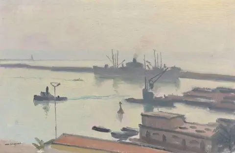 Nebbia rosa su Algeri, 1944-45 circa