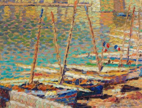 Barche Collioure Ca 1925