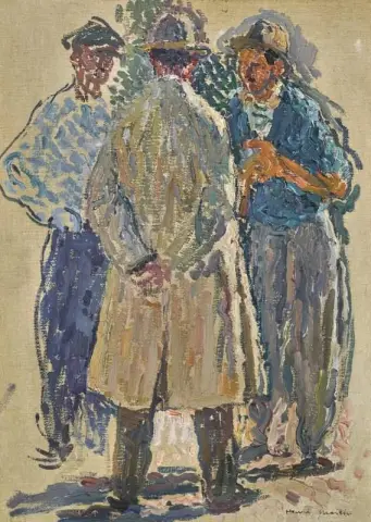 Työläisten ryhmä n. 1914