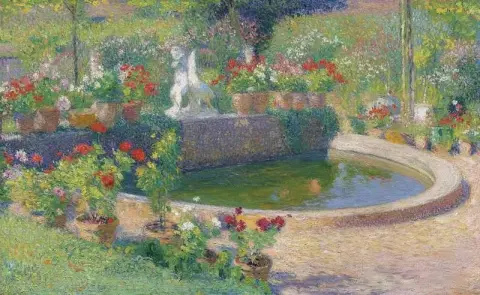The Central Basin of Marquayrol Park ca 1910