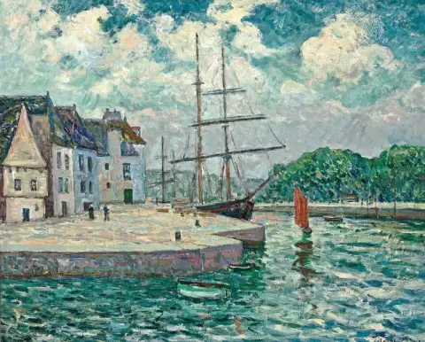 オーレー港 1905 年頃