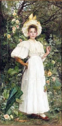 艺术家女儿的肖像 1894