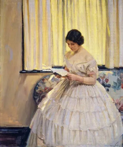Viktoriaaninen mekko noin vuodelta 1914