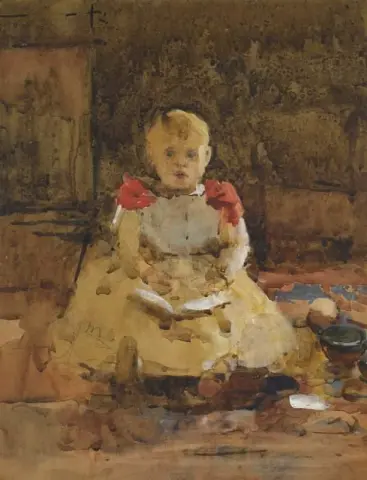 A Young Boy Reading