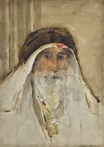 Head Of A Copt Sheikh A Chga