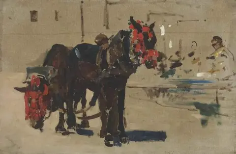 The Toilet of Mules 1880