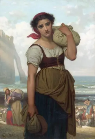 D Etretat 的洗衣机女人
