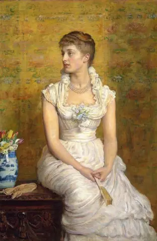 坎贝尔·尼娜·莱曼夫人的肖像 1884