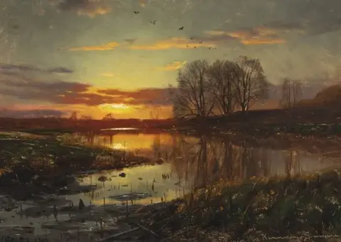 Aften Ved Suseaaen - N Sbyholm 1901