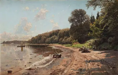 丹麦法诺海岸风景 1915