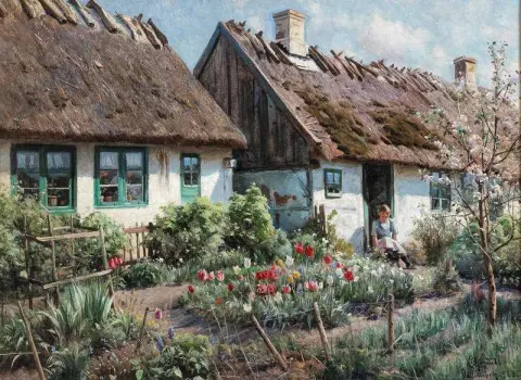 《Ein Fruhling Im Bauerngarten》 1923