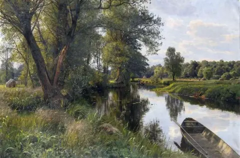 Sommerlandschaft Mit Flussau 1911