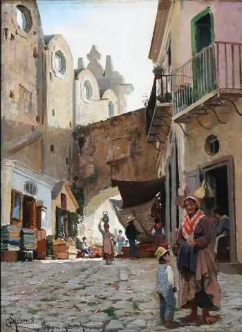 街景卡普里岛 1884