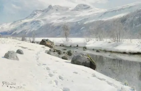 冬日与雪山西拉
