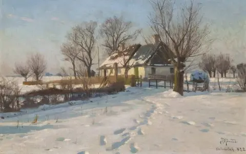 Vallensb K 1922 的冬季风景