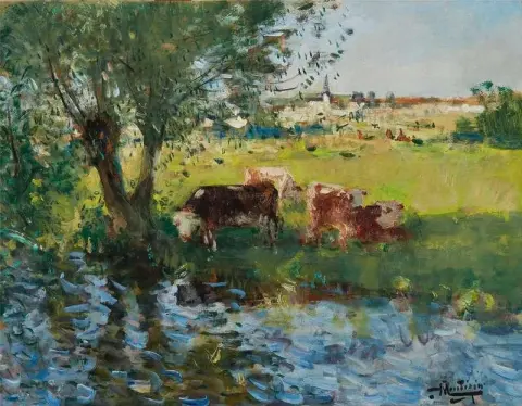 Animals in the Shadow of the Old Willow