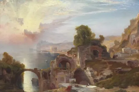 Bahía de Baiae Amanecer 1867