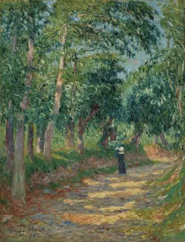 Chemin Creux in Pont-aven 1898