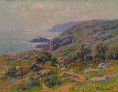 Duinen en kliffen richting Doelan Sur Mer 1908